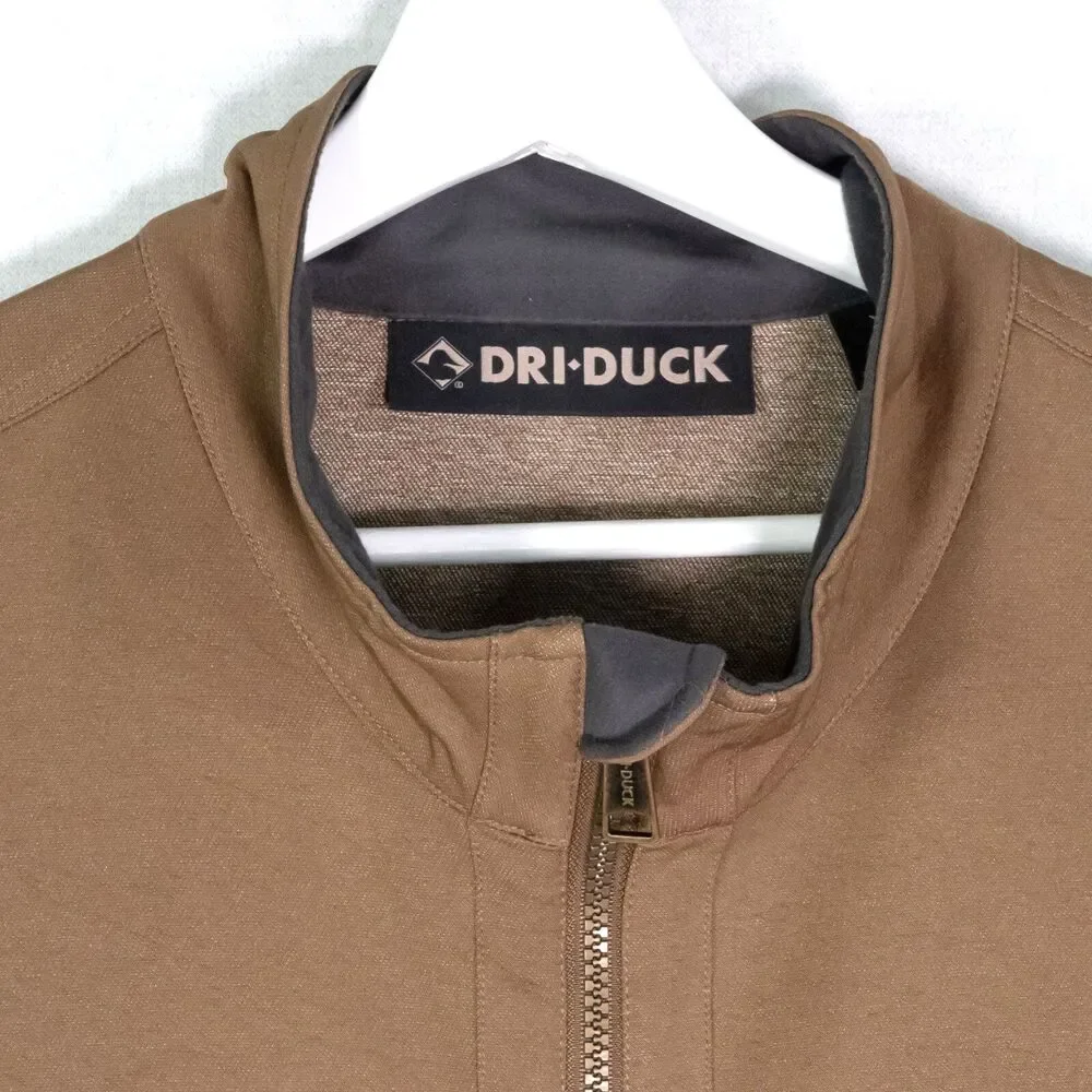 DRI DUCK Ace Woven Jacket Soft Stretch 5327 Field Khaki Brown Men's Size XL